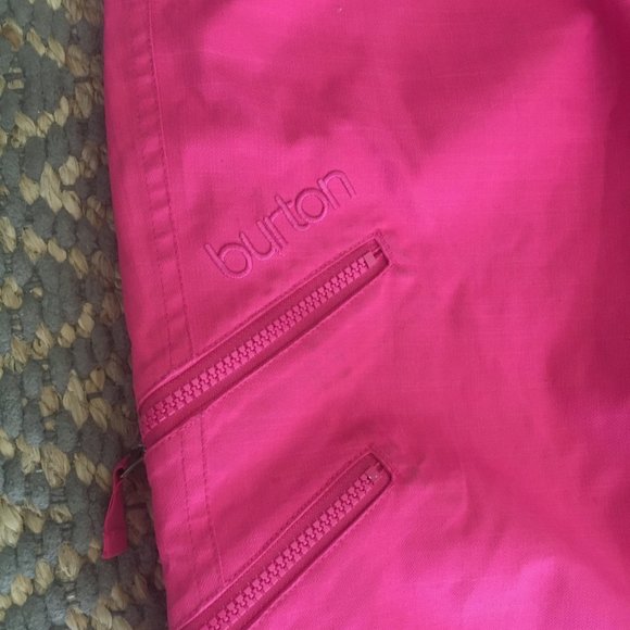 Burton | Pink DryRide Snowpants w/ Green Lining (Medium but fits like a Small) - Picture 4 of 6
